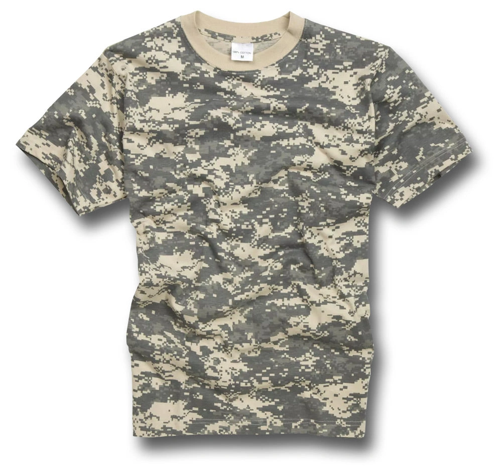100% Bomulds Camouflage T-shirt: Klæd dig som en legende i stilfuld dansk design og eventyr.